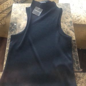 Top shop black shirt turtle neck tank